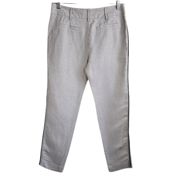 Smythe Grey Slacks with Side Piping Size 4 - Picture 7 of 12